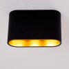 Dalarna Plafoniera LED Nero-Oro, 1-Luce