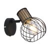 Globo LUISE faretto Nero, 1-Luce