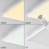 Bankura Plafoniera LED Bianco, 1-Luce, Telecomando