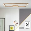 Brilliant Delgrosso Plafoniera LED Legno chiaro, 1-Luce