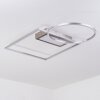 Loftheim Plafoniera LED Cromo, Nichel opaco, 1-Luce