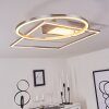 Loftheim Plafoniera LED Cromo, Nichel opaco, 1-Luce