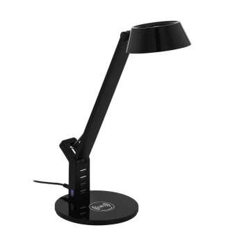 Eglo-Leuchten BANDERALO Lampada da tavolo LED Nero, 1-Luce