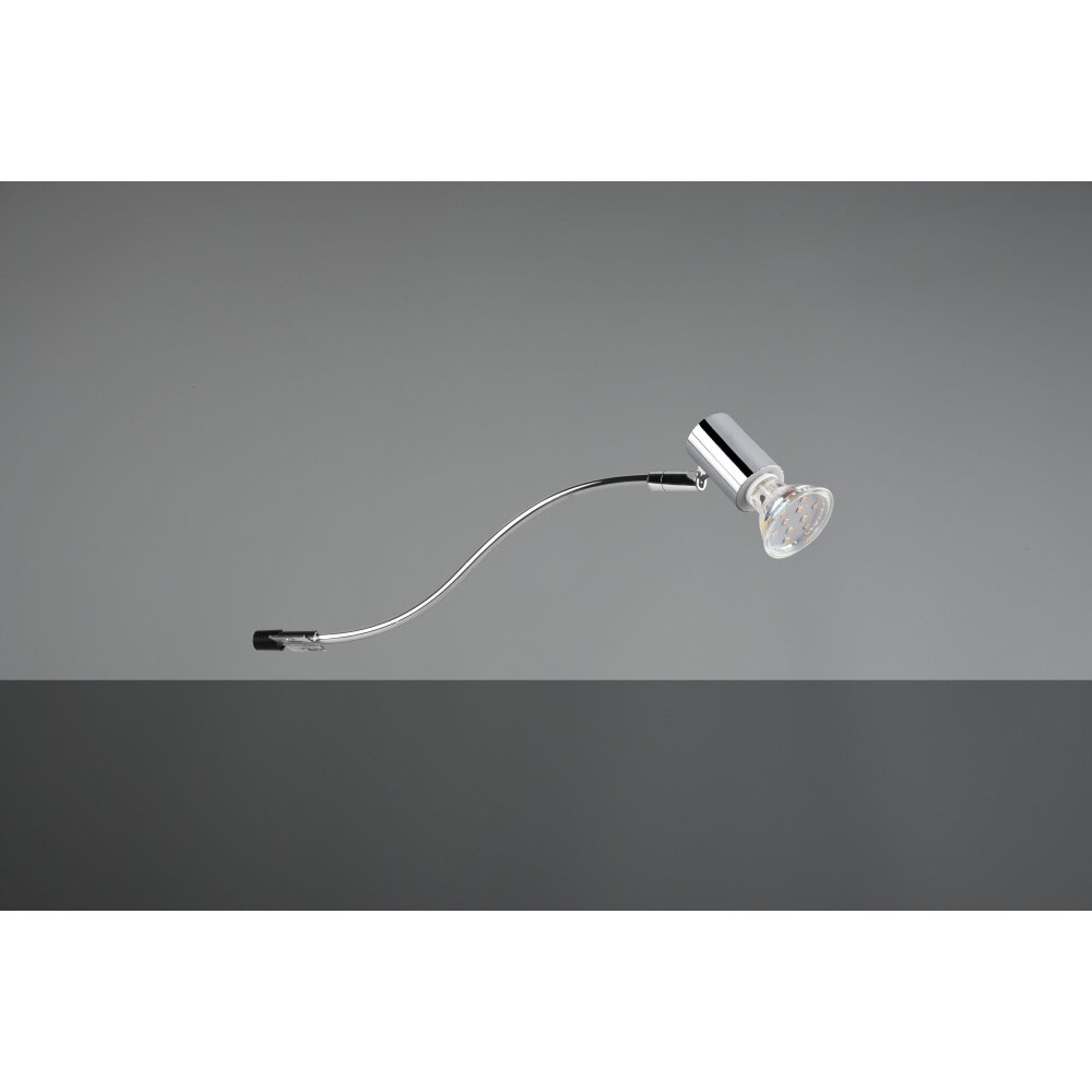 Lampada Led da Specchio Bagno Moderno Gianni Nero IP44 Trio Lighting