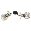 Globo LALLY Applique Ottone, Nero, 2-Luci