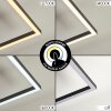 Hyacinthe Plafoniera LED Cromo, Nero, 1-Luce