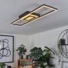 Taleta Plafoniera LED Nero, 1-Luce