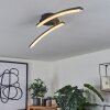 Rheinfelden Plafoniera LED Nero, 1-Luce