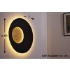 Holländer LUNA Applique LED Marrone, Oro, 1-Luce