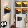 Clarens Applique LED Écru, Nero, 1-Luce