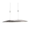 Fischer & Honsel Colmar Lampada a Sospensione LED Marrone scuro, Nichel opaco, 5-Luci