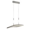 Fischer & Honsel Colmar Lampada a Sospensione LED Marrone scuro, Nichel opaco, 5-Luci