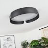 Fuscado Plafoniera LED Nero, 1-Luce