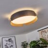 Fuscado Plafoniera LED Nero, 1-Luce