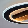 Katila Plafoniera LED Marrone, Nero, 1-Luce