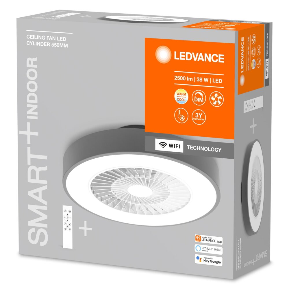 Lampada LED smart da soffitto con ventilatore integrato: si comanda via  Bluetooth