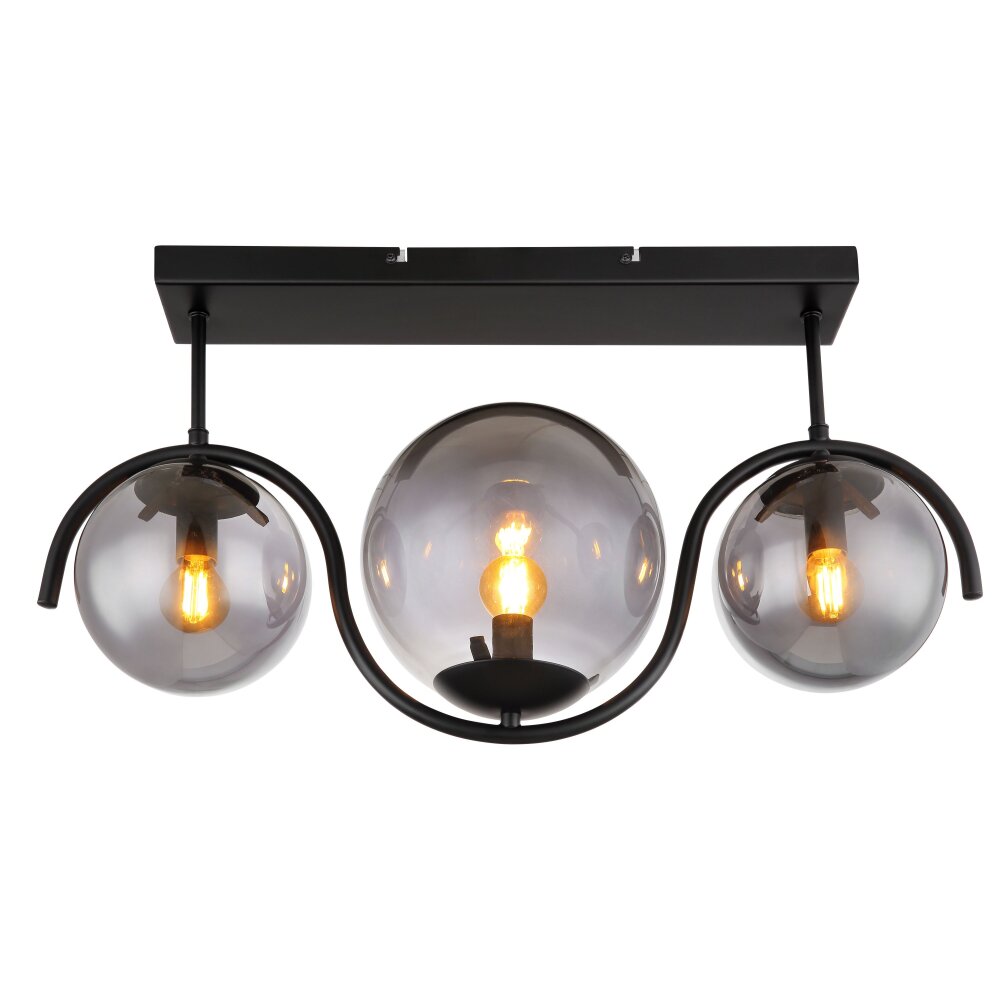 Acey lampada ad arco Nero H3633588