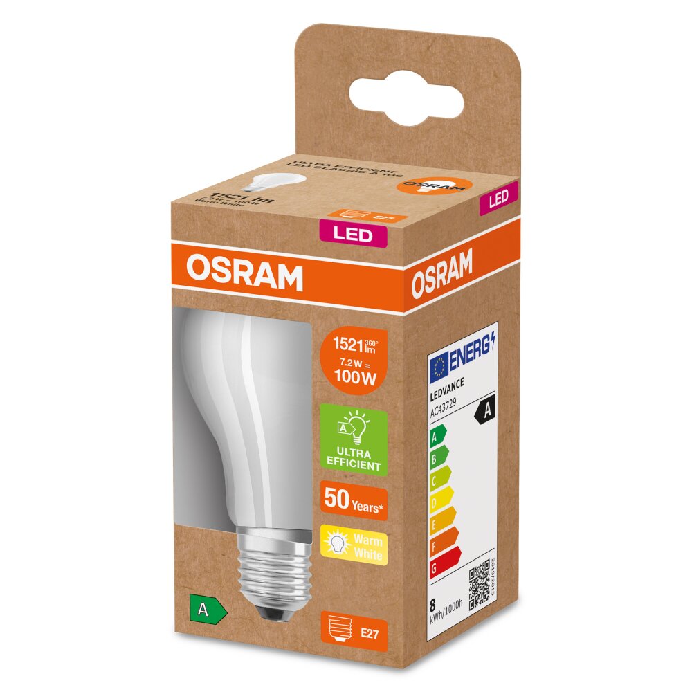 OSRAM LED Retrofit E27 11 Watt 6500 Kelvin 1521 Lumen 4058075435445