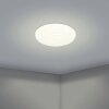 Eglo BATTISTONA Plafoniera LED Bianco, 1-Luce, Telecomando