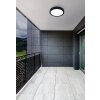 Eglo CALAGRANO-Z Plafoniera LED Nero, 1-Luce, Cambia colore