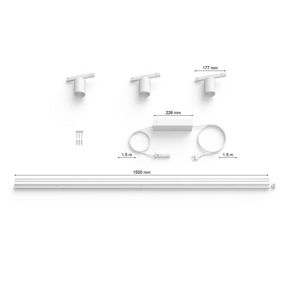 Philips Hue Perifo Applique Set di base LED Bianco 8719514407862