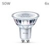 Philips Classic Set di 6 LED GU10 4,6 Watt 2700 Kelvin 355 Lumen