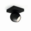 Philips Hue Buckram Plafoniera LED Nero, 1-Luce, Telecomando