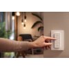 Philips Hue Buckram Plafoniera LED Nero, 1-Luce, Telecomando