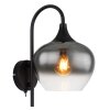 Globo MAXY Applique Nero, 1-Luce