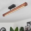 Barron Plafoniera LED Nero, 1-Luce