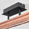 Barron Plafoniera LED Nero, 1-Luce