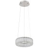 Globo MUCKY Lampadario a sospensione LED Cromo, 1-Luce, Telecomando