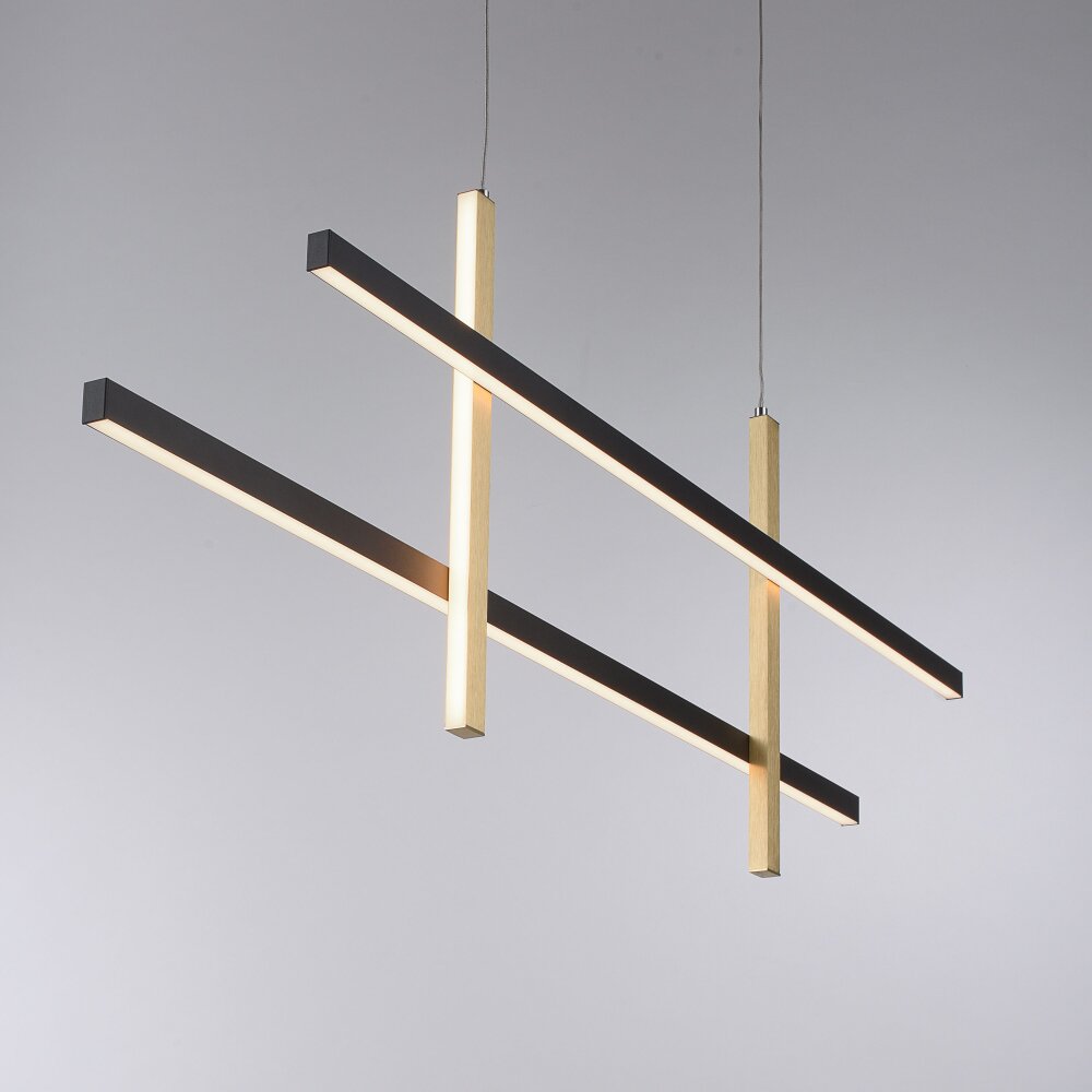 Paul Neuhaus BARRA Lampada a Sospensione LED Oro, Nero 2571-18