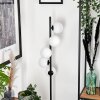 Remaisnil Lampada da terra - Vetro 12 cm Bianco, 5-Luci