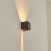 Tamarin Lampada da parete per esterno, Lampade Up & Down, Applique LED Ramato, Nero, 1-Luce