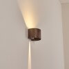 Tamarin Lampada da parete per esterno, Lampade Up & Down, Applique LED Aspetto del legno, Nero, 1-Luce