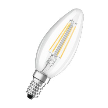 Illuminazione Osram E14 LED 4 Watt Bianco caldo 470 Lumen