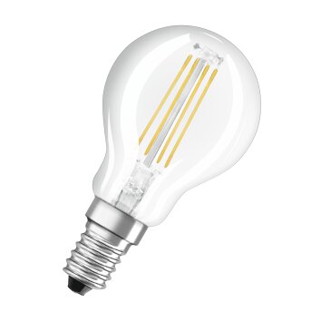 Illuminazione Osram E14 LED 4 Watt Bianco caldo 470 Lumen