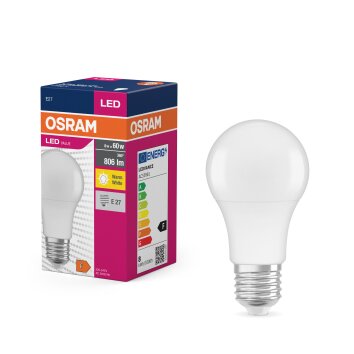 Illuminazione Osram E27 LED 8.5 Watt Bianco caldo 806 Lumen