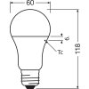 Illuminazione Osram E27 LED 10 Watt Bianco caldo 1055 Lumen