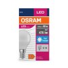 Illuminazione Osram E14 LED 4.9 Watt Bianco luce solare 470 Lumen