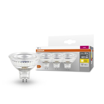 Illuminazione Osram LED 6.5 Watt Bianco caldo 621 Lumen