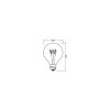 Illuminazione Osram E27 LED 4.8 Watt Bianco caldo dimmerabile 470 Lumen