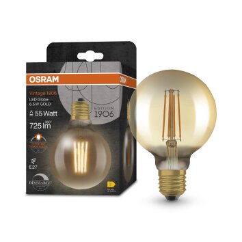 Illuminazione Osram E27 LED 6.5 Watt Bianco caldo dimmerabile 725 Lumen