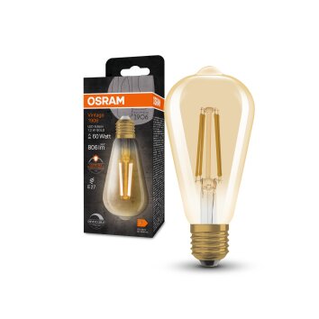 Illuminazione Osram E27 LED 7.2 Watt Bianco caldo dimmerabile 806 Lumen