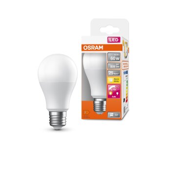 Illuminazione Osram E27 LED 8.8 Watt Bianco caldo 806 Lumen