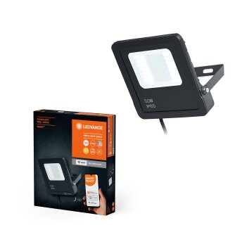 Illuminazione Ledvance Wifi Faro LED Nero, 1-Luce, Cambia colore