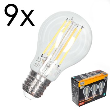 E27 LED 6.5 Watt Bianco caldo 810 Lumen