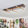 Cascada Plafoniera LED Ottone, Écru, Nero, 1-Luce