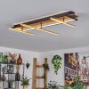 Cascada Plafoniera LED Ottone, Écru, Nero, 1-Luce